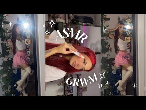 Lo-fi and chiil get ready with me (outfit, make-up, girl-talk) - asmr 💗