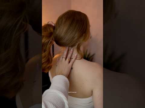 the softest touch on the nape of the neck 😴 #asmrmassage #asmrtracing #asmrsounds #asmrvideo #asmr