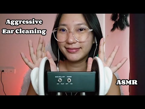 ASMR Aggressive Ear Cleaning แคะหูแบบสะใจ!! 🦻