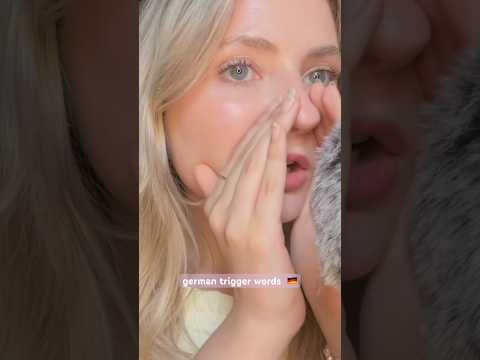 ASMR | german trigger words 🇩🇪 #asmrsounds #triggersforsleep #sleep #whispering