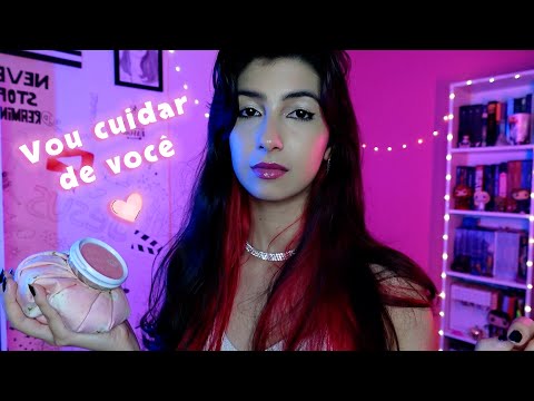 ASMR Cuidando de você após um dia de trabalho ♥ | Atenção pessoal, massagem