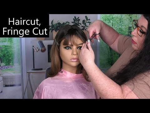 ASMR Haircut, Fringe Cut, Precise Hair Fixing, Spray | Hairdresser RP