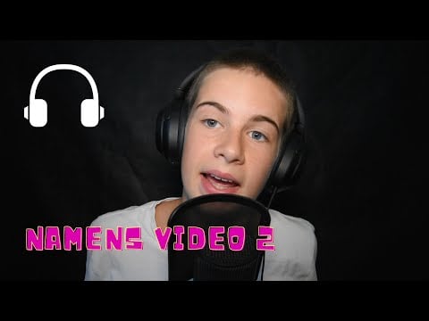 [ASMR] Namens Video Part 2 | By ASMR Basics | German/Deutsch
