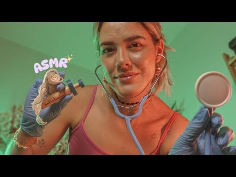 ASMR ROLEPLAY | Médica Fofa cuida do seu Machucado 👩🏼‍⚕️ Voz Suave