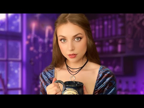 ASMR Lovely Little Witch Brews You Tea Roleplay (Color Analysis, Binaural, Personal Attention)