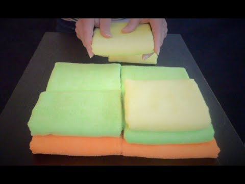 Asmr - Towel Folding - Softly Spoken