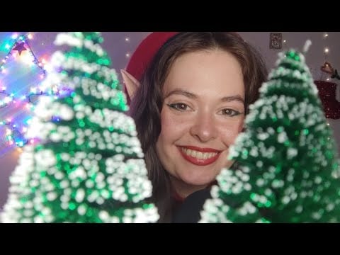 Asmr Santa's Elf gets you ready for New year's Eve!!! (whispering, tapping, makeup)