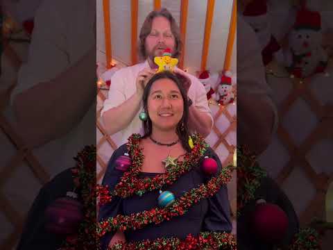 My husband turned me into a Christmas Tree! 💫😱🎄 @SemideandSethASMR #asmr #relax #stressrelief