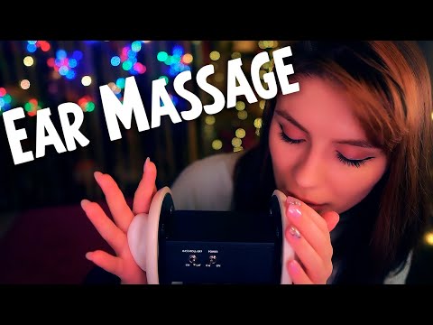 ASMR Ear Massage and Breathing💎 No Talking, 3Dio