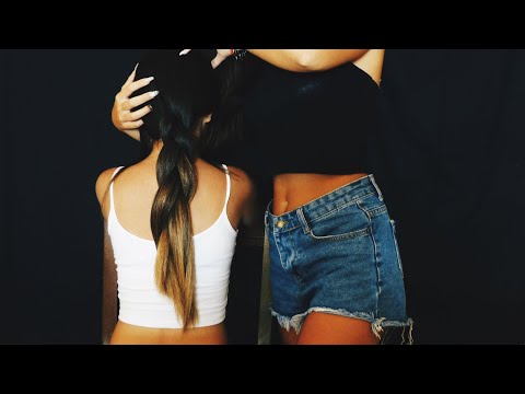 ASMR Hair brushing with real person - NO TALKING