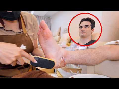 ASMR: $48 Pedicure & Foot Scraping Massage in Bangkok