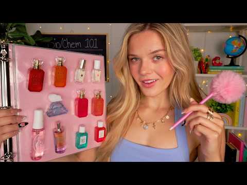 ASMR Girl In The Back Of Class Sells You Perfume 🤫📓🌸 (act cool, its the good stuff)