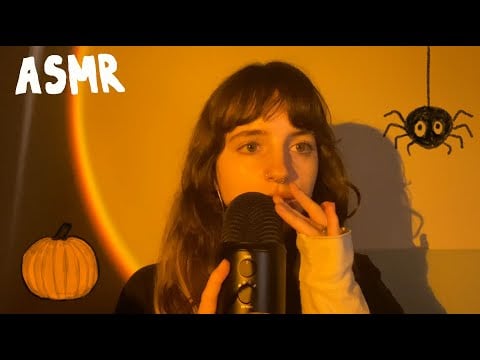 ASMR random halloween facts🎃 (super close-up whispers)