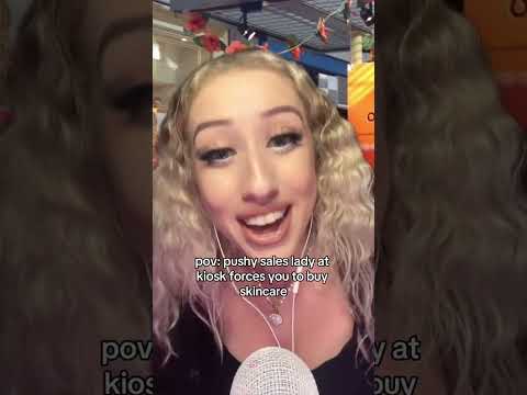 Pushy sales lady asmr #asmr #tingles #asmrvideo #asmrroleplay