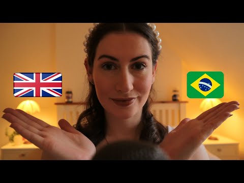 ASMR - FALANDO INGLÊS E PORTUGUÊS (ENGLISH AND PORTUGUESE) | SOLANGE PRATA