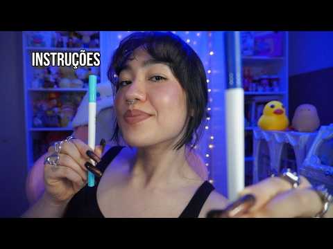 ASMR | SIGA MINHAS INSTRUÇÕES (olhos fechados no final)