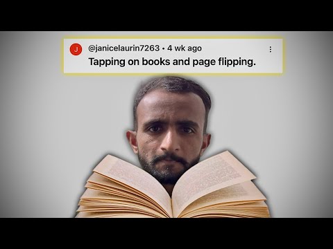 ASMR Book Tapping Page Filipping!!