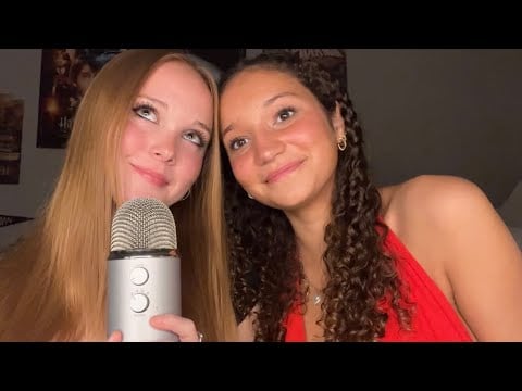 my friend tries ASMR for the first time (whisper rambling, funny friendship lore, chaotic lol)💕