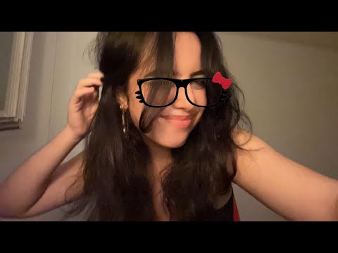 ASMR Close Whispering (hang out w me before I sleep lol )