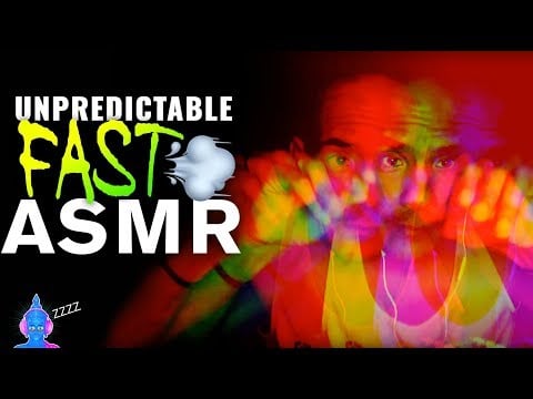 Unpredictable FAST 🚗💨 ASMR | hand & mouth sounds, inaudible & intelligible whispers