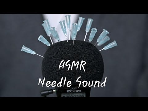 ASMR 깊고 깊게 들어가서 뇌까지 건드리는 바늘 소리 [Needle]
