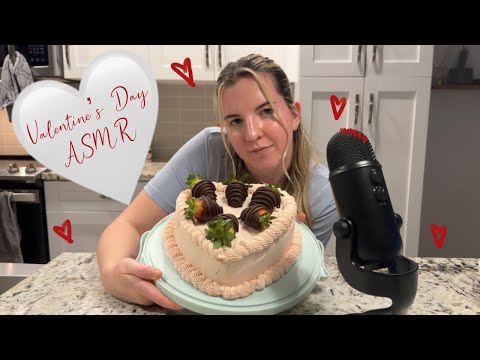 ASMR Bake With Me | Valentines Day Cake