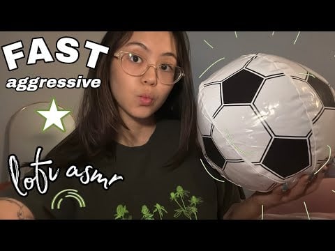 Fast Aggressive LoFi ASMR for Sleep & Tingles | Tapping, Rambles, Mouth Sounds
