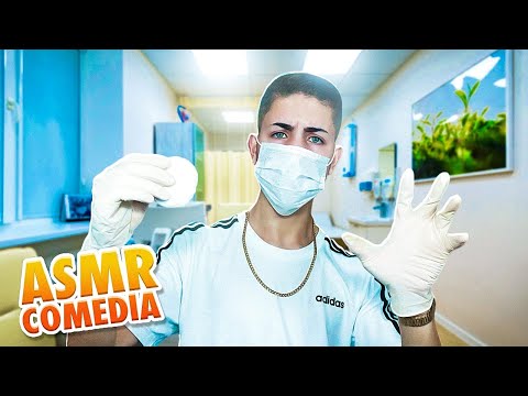 ASMR COMÉDIA – DERMATOLOGISTA ESTRANHO EXAMINANDO SEU ROSTO (PORTUGUÊS)