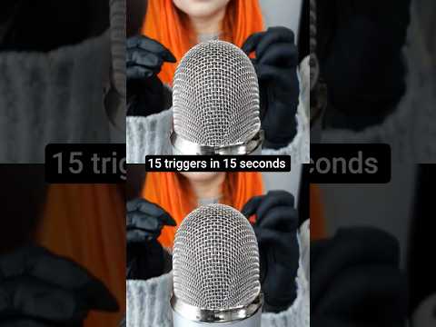 ASMR 15 TRIGGER in 15 SEC #asmr #shorts #shortvideo