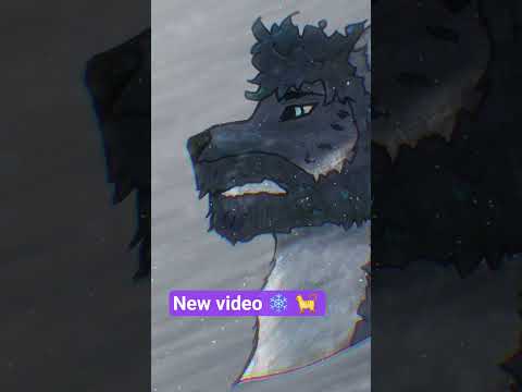 Varyn The Blace Ice Snow Leopard #furry #asmr #snowleopard