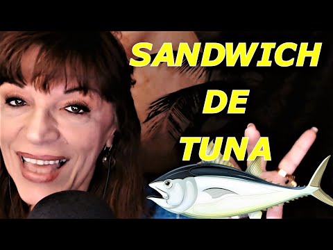 ASMR COMIENDO PAN CON TUNA-ATUN, DORITOS Y TOMANDO MALTA🥪EATING SOUNDS👄CRUNCHY SOUNDS