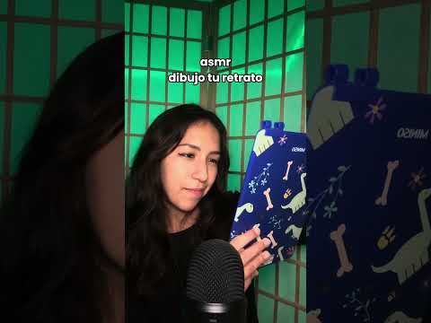 asmr dibujo tu retrato 🎨 #asmr #relax