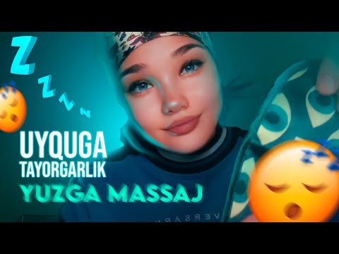 Asmr. Uyquga tayyorgarlik. Yuzga MASSAJ. ALLA o'qiyman