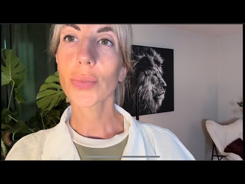 ASMR Skin Assessment & Face Massage with Gloves