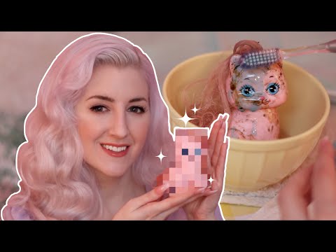 ASMR toy spa 🎀  Restoring a Vintage Little Pretty Toy