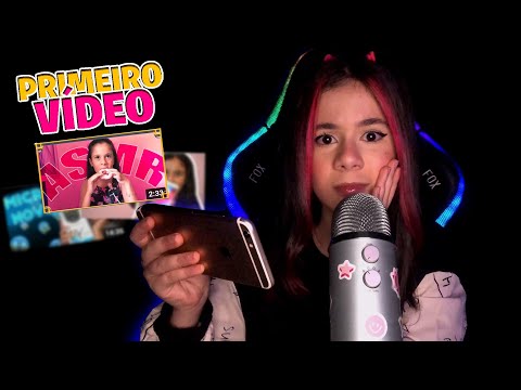 REAGINDO AOS MEUS PRIMEIROS VÍDEOS DE ASMR! 😱