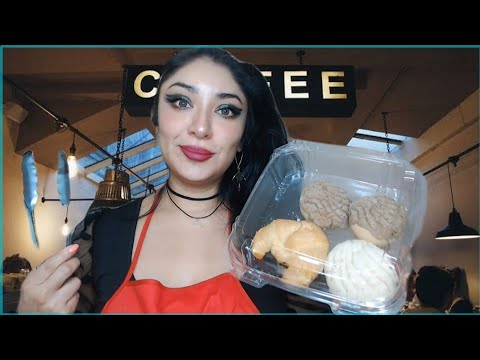 ASMR ESPAÑOL CAFETERÍA SOFT SPOKEN ☕🍪🥱💤