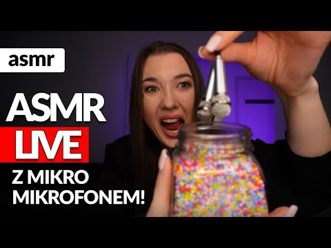 🔴 ASMR po polsku LIVE  Z MIKRO MIKROFONEM!