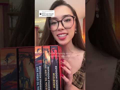 #ASMR whispering about my favorite book series hehe 📚 should i do more whispered yaps?