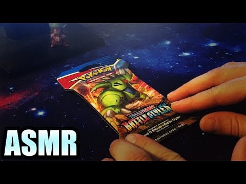 ASMR Pokémon Card Pack Opening