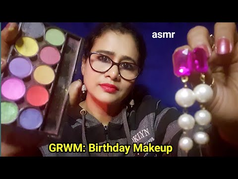 Asmr Does Your Birthday Makeup 🎉💄 | Asmr Ghosal|asmr personal attention