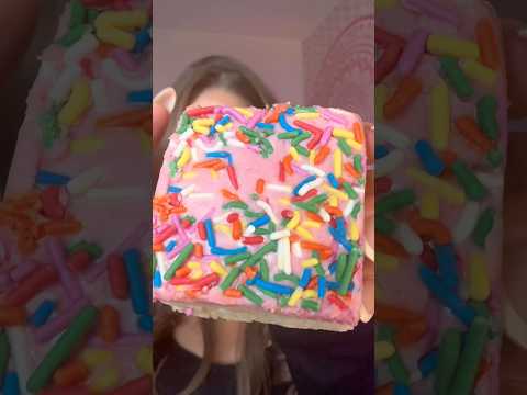 ASMR taste testing cake slices from TikTok✨