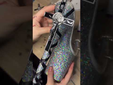 Create custom pleaser heels with me #goth #gothic