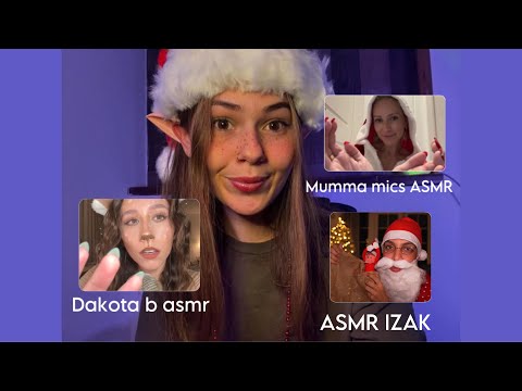 ASMR SANTA & HIS HELPERS FIX YOU FOR CHRISTMAS♥️(Broken Toy) COLLAB