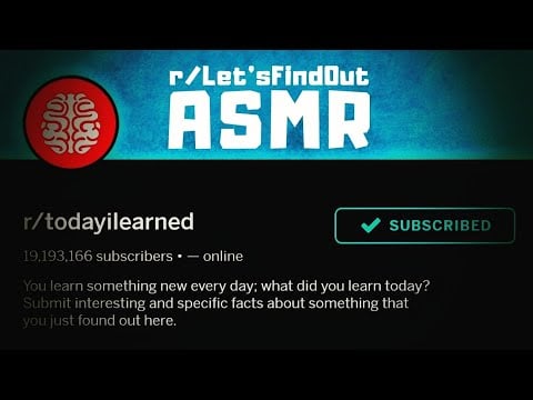 Fact ASMR | Reddit's r/TodayILearned | History Science