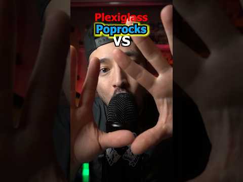 Plexiglass Vs PopRocks ASMR | Fast ASMR | Fast Aggressive ASMR