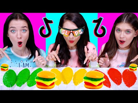 ASMR Most Popular TIK TOK Candy Challenge | Eating Sounds LiLiBu