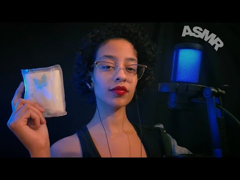 ASMR | DURMA COM SONS DE ABSORVENTE!