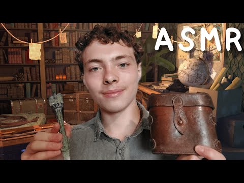 ASMR FR: Roleplay💎Indiana Jones te montre ses trésors💎