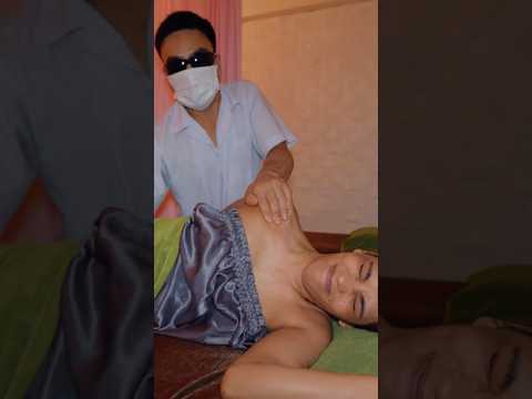 ASMR: INSANE Back Massage & Cracking by Blind Massage Master | Deep Pressure #shorts